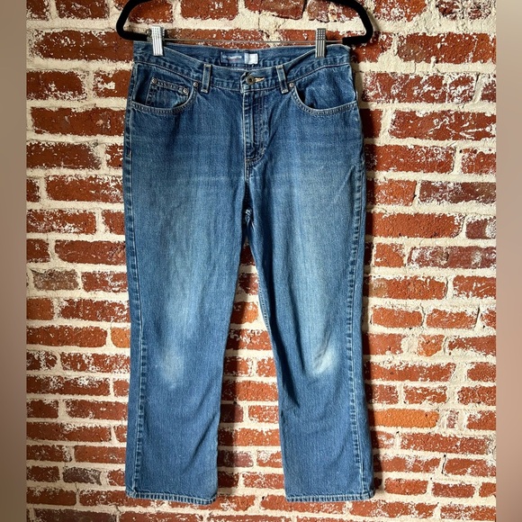 90s Liz Claiborne Medium Wash High Rise Bootcut Jeans - Picture 2 of 6